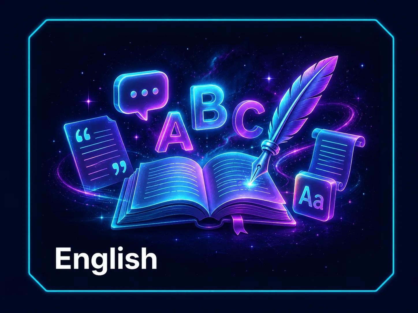 English curriculum illustration
