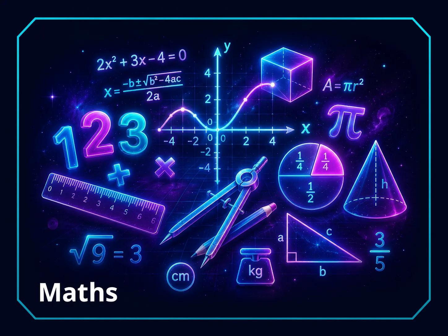 Maths curriculum illustration